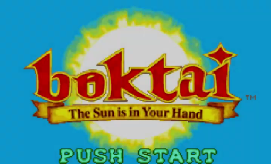Boktai: The Sun Is In Your Hand Title Screen